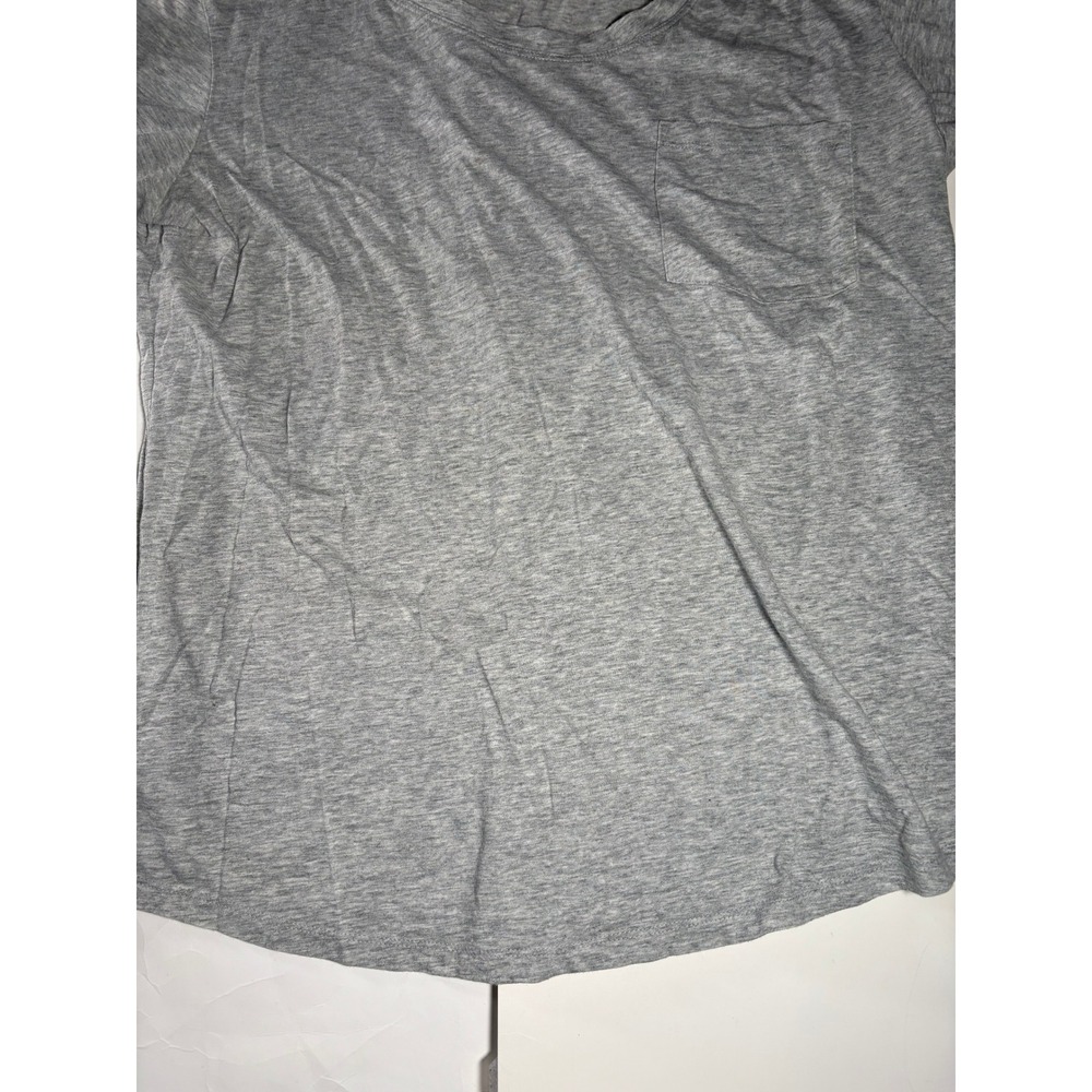 A.N.A A New Approach Gray Pocket T Shirt Womens XL Casual Lightweight Tee - Picture 2 of 4